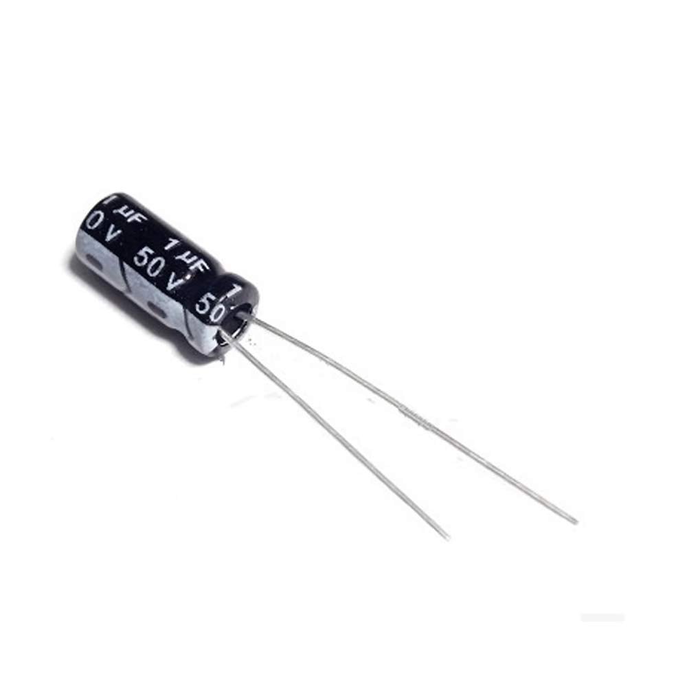 1uF 50V Electrolytic Capacitor