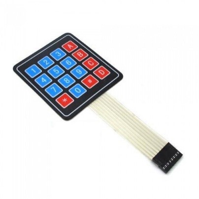 16 Key Membrane Switch Keypad 4X4 Matrix Keyboard